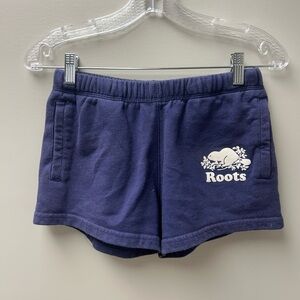 Roots Navy Blue Sweat Shorts